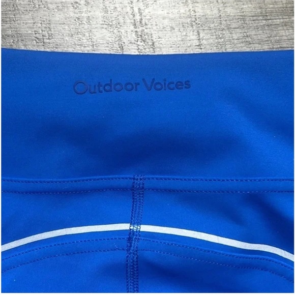 Outdoor Voices FrostKnit 7/8 Leggings Blue White Size Small Approximate - Picture 14 of 15